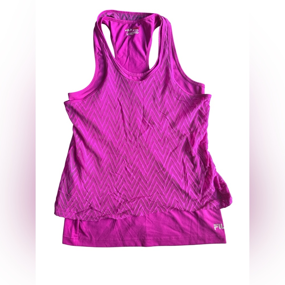 Fila Sport Women's Vibrant Magenta Tank Top